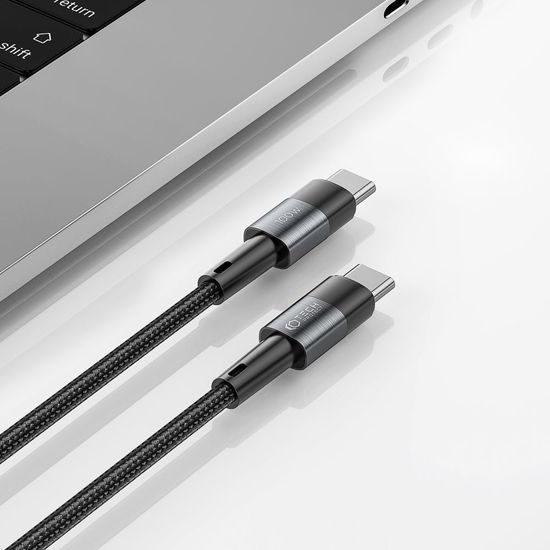 Tech-Protect UltraBoost kabel USB-C, PD100W/5A, 0,25m, šedý