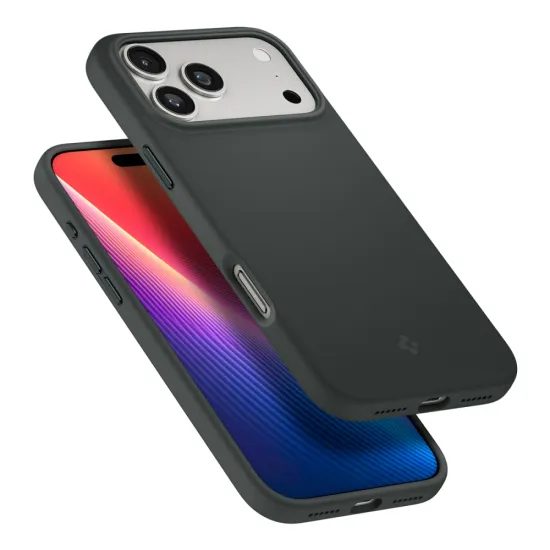 Spigen Silicone Fit Mag MagSafe, iPhone 17 Pro Max, σκούρο πράσινο