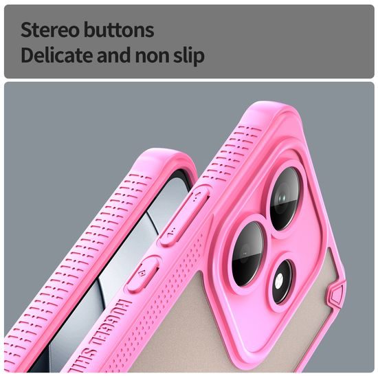 Θήκη ArmorShield Hybrid, Xiaomi Redmi Note 14 5G, ροζ