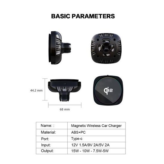 Βάση αυτοκινήτου MagSafe με ασύρματη φόρτιση Qi2, ψύξη και αυτόματη περιστροφή