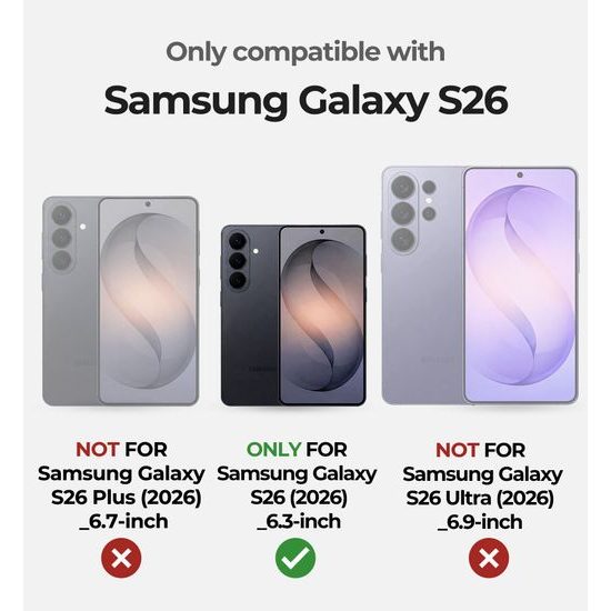 Dexnor MagSafe Schutzhülle für Samsung Galaxy S26 - 360° Kickstand mit Kameraschutz - Blau