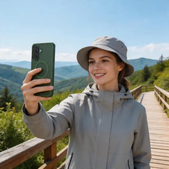 Tech-Protect MagMat MagSafe, Samsung Galaxy A36 / A56 / A37 5G, zielone matowe