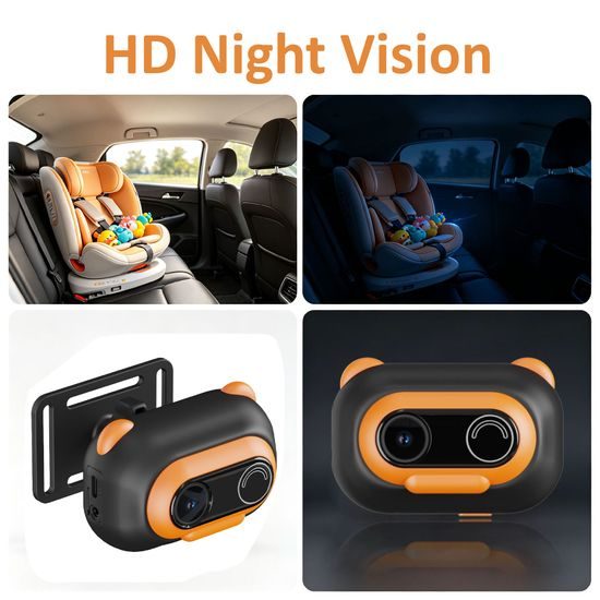 Smart Baby Monitor za auto s CarPlay i Android Auto