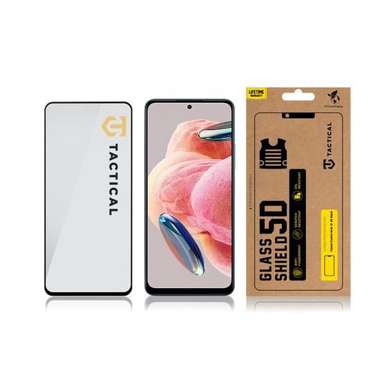 Tactical Glass Shield 5D προστατευτικό γυαλί για Xiaomi Redmi Note 12 4G, μαύρο