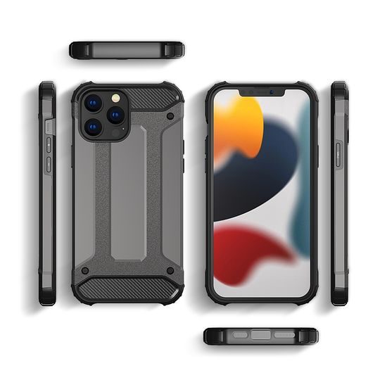 Hybrid Armor iPhone 13 Pro, schwarz