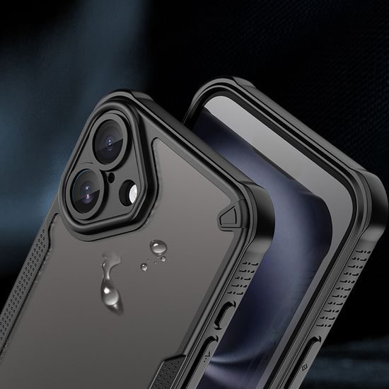 ArmorShield Hybrid Case, iPhone 16 Plus, μαύρο