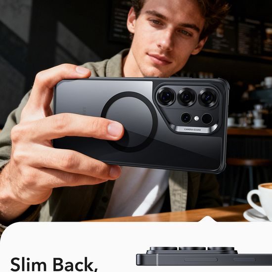 Θήκη ESR Classic Hybrid HaloLock MagSafe, Samsung Galaxy S26 Ultra, μαύρη