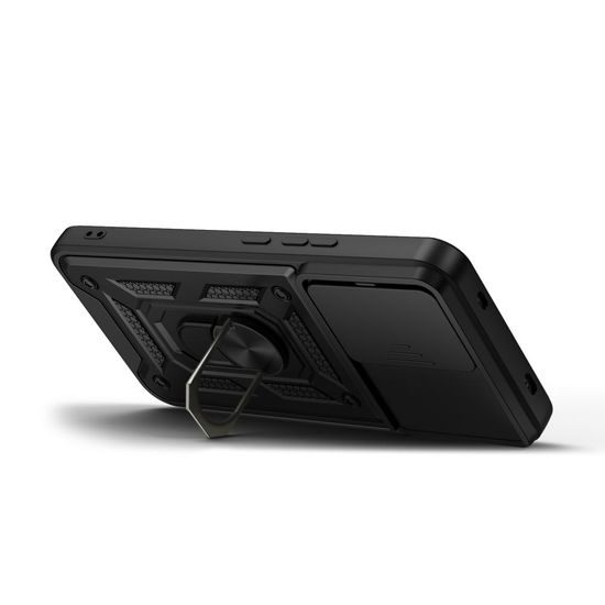 Tech-Protect CamShield Pro Schutzhülle für Xiaomi Redmi Note 17 Pro 5G - Hybrid Case mit Kameraschutz und 360° Ring - Schwarz