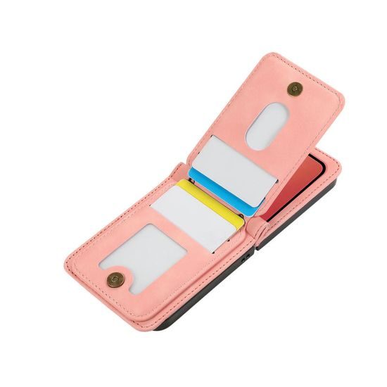 Θήκη Crossbody, Samsung Galaxy Z Flip 7, ροζ