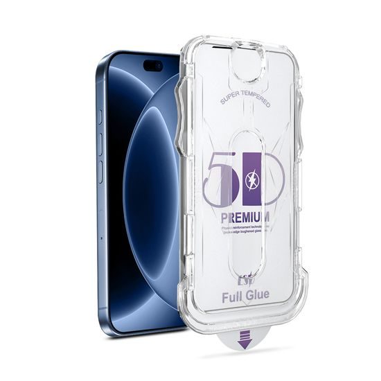 JP DustFree 5D Zaščitno kaljeno steklo, iPhone 18 Pro Max