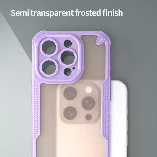 ArmorShield Hybrid Case, iPhone 15 Pro, μωβ