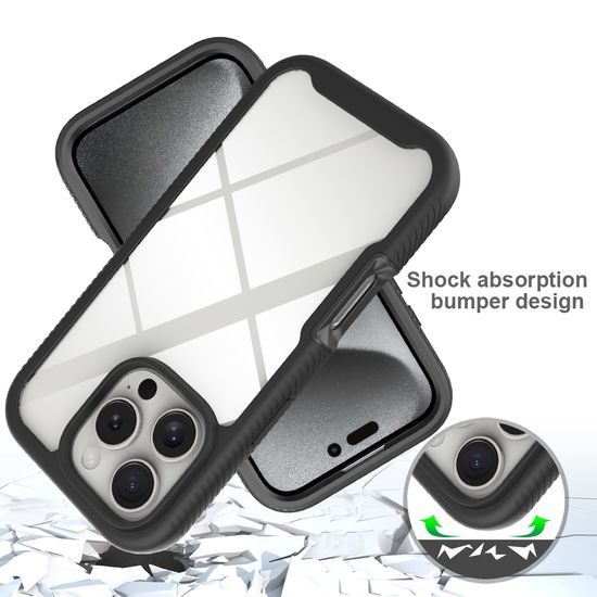 JP Defense360 θήκη, iPhone 16 Pro, μαύρη