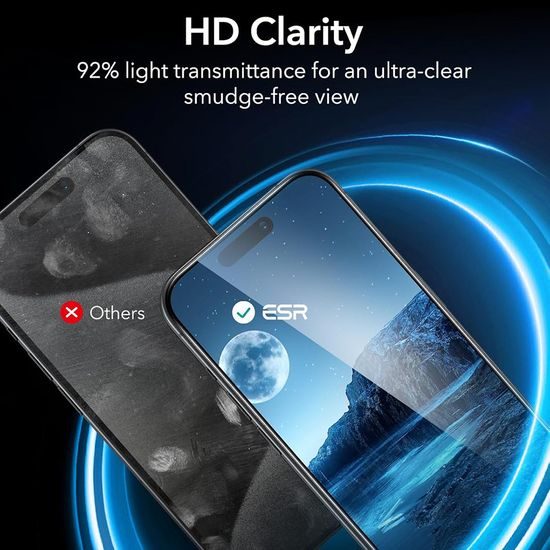 ESR Privacy Σκληρυμένο Γυαλί, iPhone 17 Pro Max, 3 τεμάχια