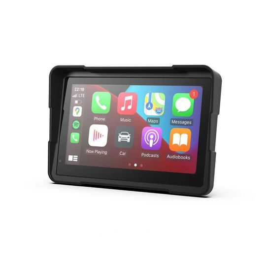 7" Motociklistički zaslon s bežičnim CarPlay i Android Auto, dualnom Full HD kamerom i brzootpusnim nosačem