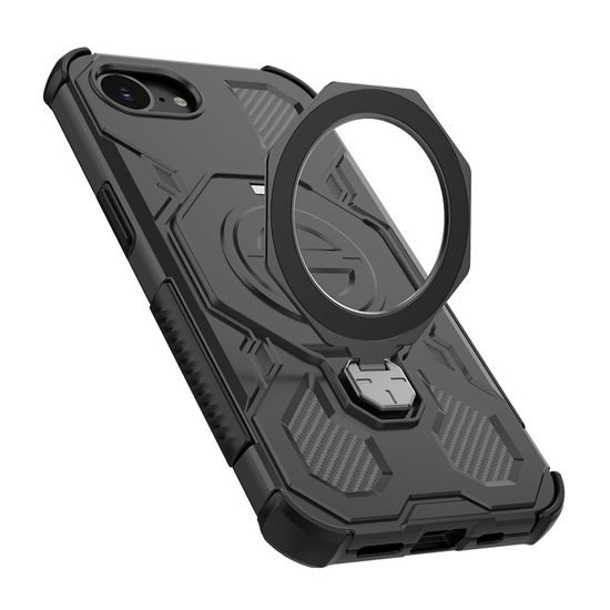 Techsuit Carbon Shield Pro, iPhone 16e, μαύρο