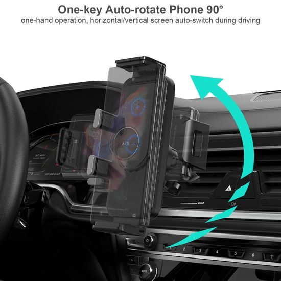 Supporto auto wireless dual 15W per telefoni pieghevoli, C37