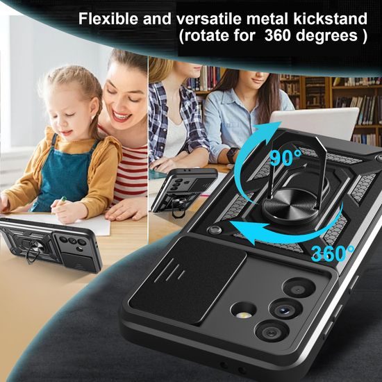 JP CamShield, Samsung Galaxy A56, черен