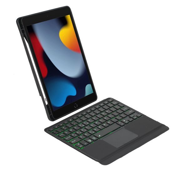 Θήκη πληκτρολογίου JP MK02 για tablet, iPad 10.2 2019 / 2020 / 2021 (iPad 7 / 8 / 9), iPad 10.5 (2018), iPad Air 3 10.5 (2019), μαύρο