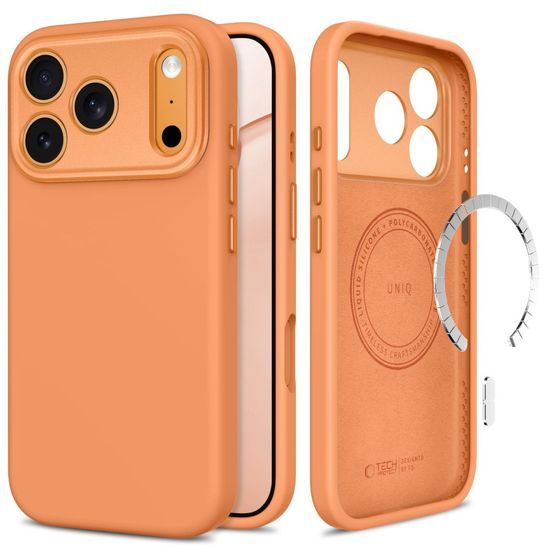 Tech-Protect Uniq MagSafe CC maska, iPhone 17 Pro / 18 Pro, narančasta