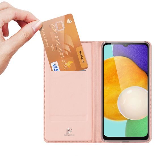 Dux Ducis Skin Pro case, könyves tok, Samsung Galaxy A14 5G, rózsaszín