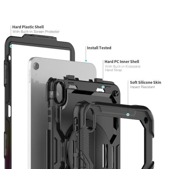 Tech-Protect Solid360 iPad 10.9 2022, crna
