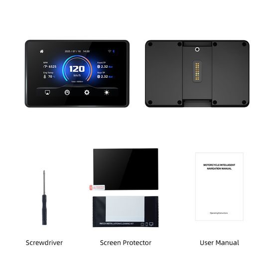 5" Bezdrôtový displej pre motocykle BMW, Apple CarPlay / Android Auto