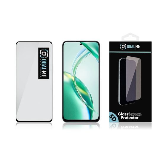 OBAL:ME 5D Προστατευτικό Γυαλί για Honor 200 Smart, μαύρο