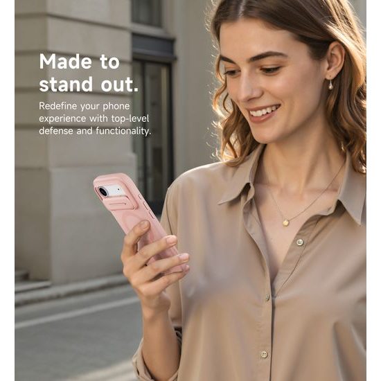 Suritch MagSafe Kickstand Camprotector θήκη iPhone Air, ροζ