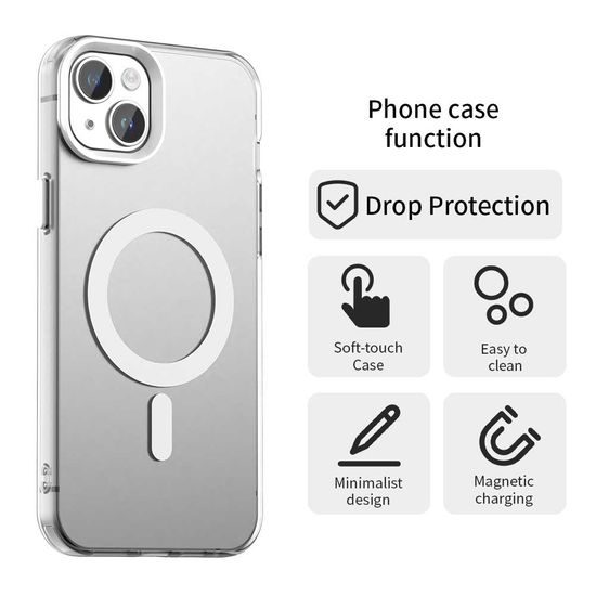 Techsuit CandyCase MagSafe, iPhone 13, λευκό