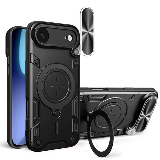 Techsuit CamGuard Pro, iPhone Air, μαύρο