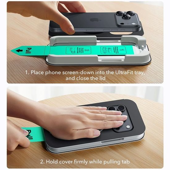 ESR Σκληρυμένο Γυαλί UltraFit, iPhone 17 Pro Max, 3 τεμάχια