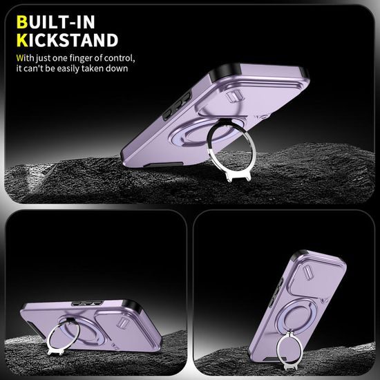 Camslide Stand obal, Xiaomi 17T, fialový