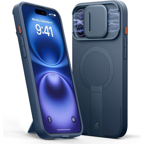 Suritch MagSafe Kickstand Camprotector Θήκη iPhone 16 Plus, μπλε