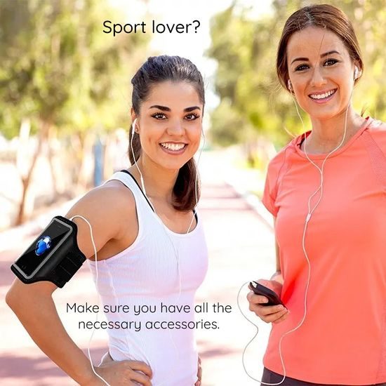 Techsuit TH20 Αθλητική Θήκη με Velcro, έως 6,8", Ροζ