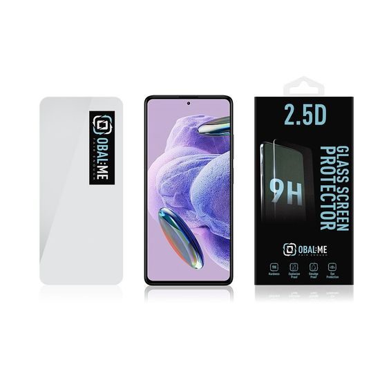 OBAL:ME 2.5D Tvrzené Sklo pro Xiaomi Redmi Note 12 Pro+ 5G, průhledné