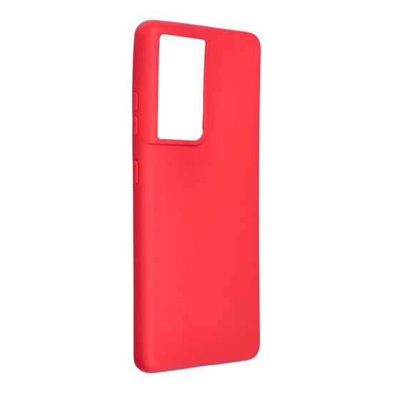 Forcell soft Samsung Galaxy S21 Ultra, červený