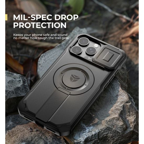 Dexnor MagSafe Kickstand Προστατευτική Θήκη iPhone 16 Pro Max, Μαύρη