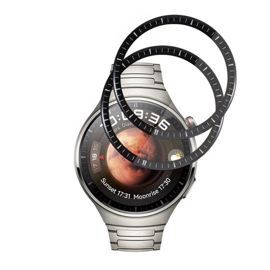 Techsuit Nano Flex, Huawei Watch 4 Pro, 2 bucăți, negru