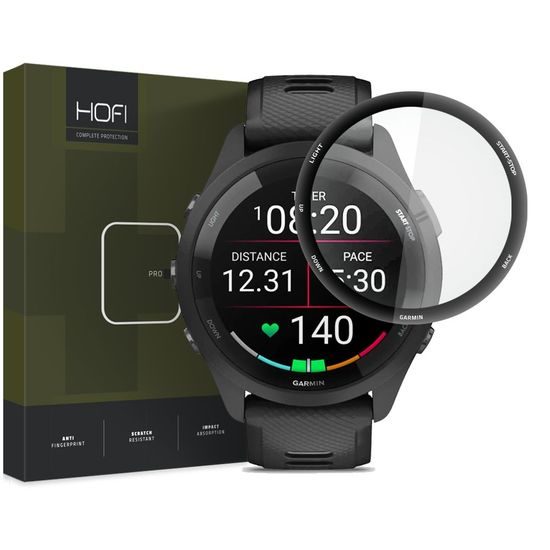 Hofi Hybrid Pro+ Tvrzené sklo, Garmin Forerunner 265, černé