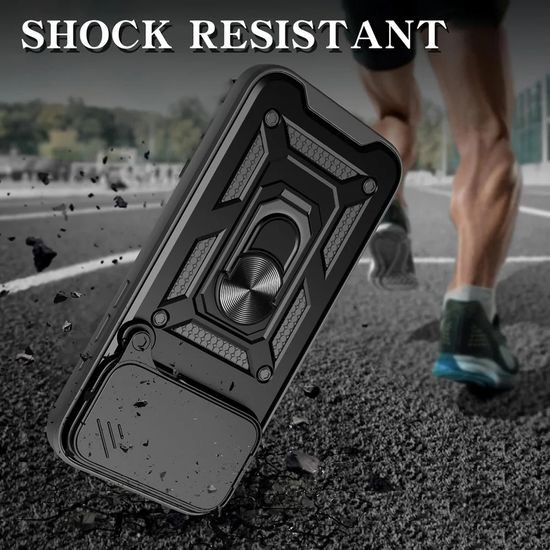 iPhone 17 Pro / 18 Pro aizsargvāciņš – Techsuit CamShield ar kameras aizsargu – zils