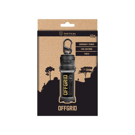 Tactical OffGrid LED Campinglampe mit Powerbank - 250 Lumen - IPX6 Wasserdicht