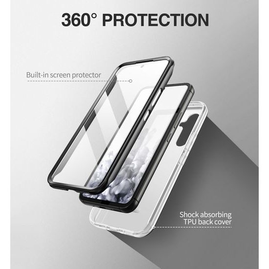 Suritch 360 Hoesje Samsung Galaxy A54 - Schokbestendig - met Screenprotector - Zwart