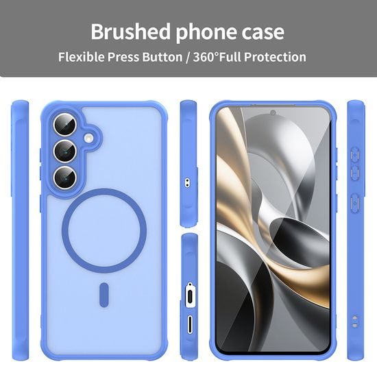 Techsuit HaloFrost II MagSafe, Samsung Galaxy S25 FE, ανοιχτό μπλε