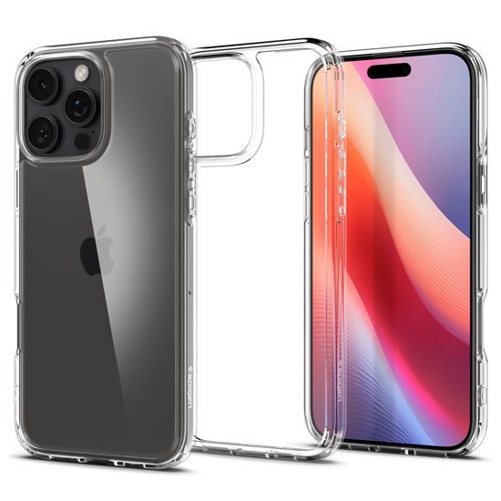 Spigen Ultra hibrid mobil tok, iPhone 16 Pro, átlátszó