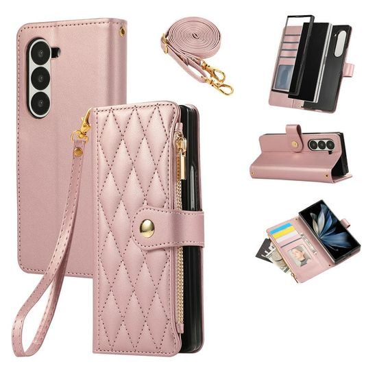 Θήκη Glamour, Samsung Galaxy Z Fold 6, ροζ