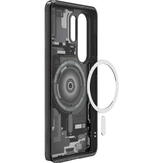 Spigen Ultra Hybrid Mag Schutzhülle für Samsung Galaxy S26 Ultra - MagSafe kompatibel - zero one - Schwarz