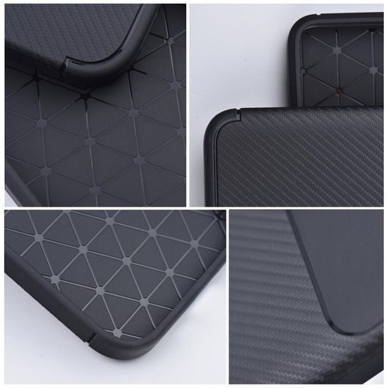 iPhone 17 Pro Max / 18 Pro Max vāciņš – Carbon Premium aizsargvāciņš – melns