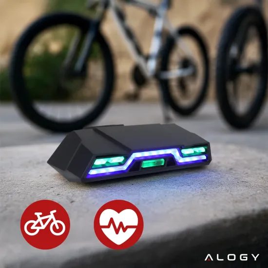 Alogy TrailFlash R6 Wasserdichtes Fahrrad Rücklicht - 6 Leuchtmodi - 46 LED Dioden - 2000 mAh Akku