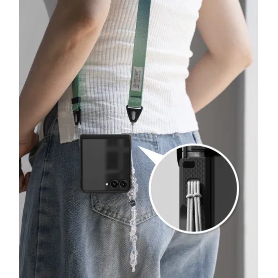 Ringke Onyx Flap Magnetic MagSafe θήκη, Samsung Galaxy Z Flip 8, μαύρη