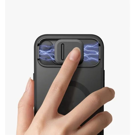 Husă Suritch MagSafe Shockproof, iPhone 13 / 14, neagră